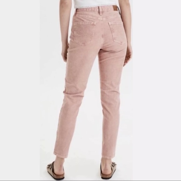 NEW American Eagle Pink Corduroy Mom Jeans Plus Size 22 - Picture 13 of 13